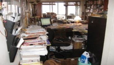 NY Hoarder Cleanup office clutter